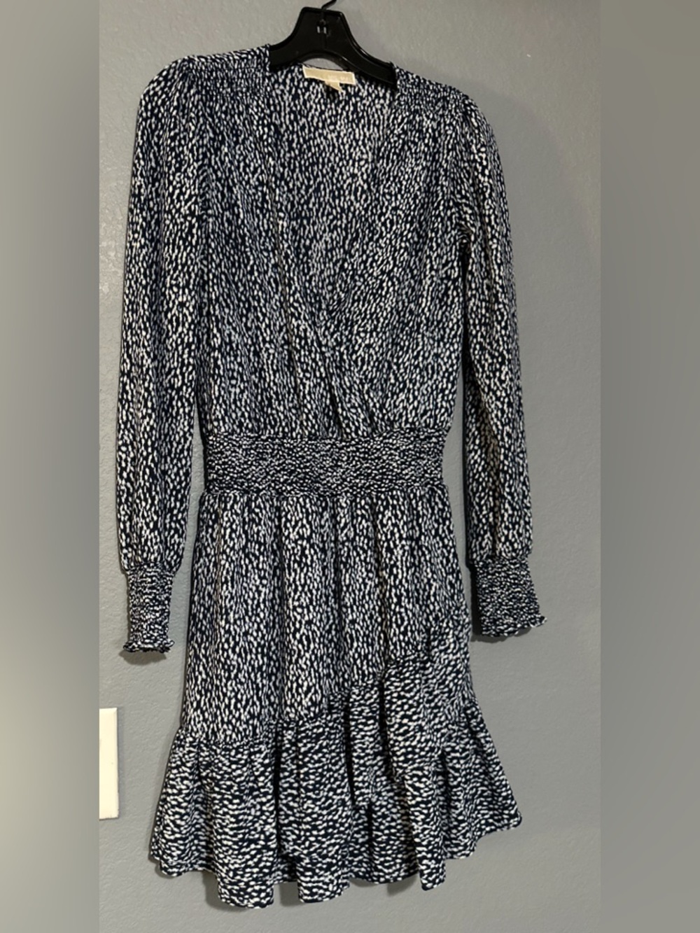 MICHAEL KORS  WRAP RUFFLED DRESS